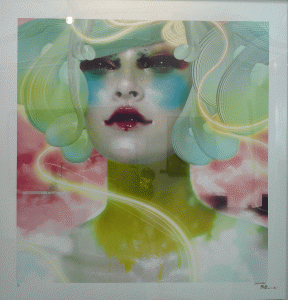 Portrait, de Chen Man, 2007, Galerie Loft, photographie, graphisme et peinture