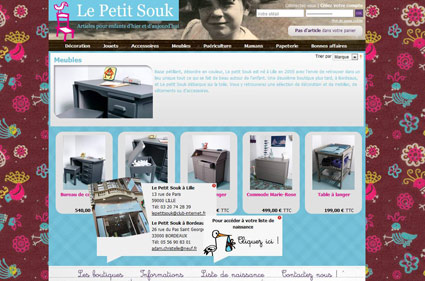 Liste de naissance - Le petit Souk